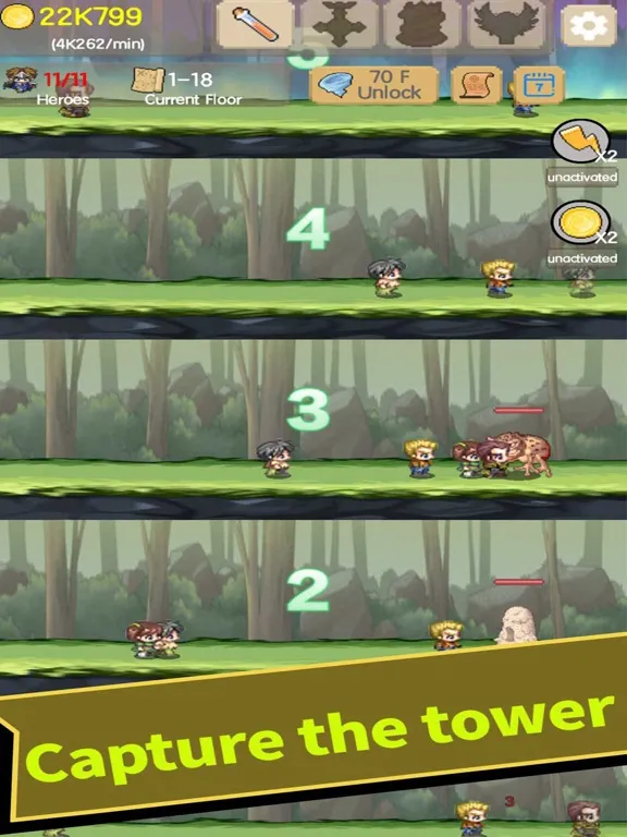 Скриншоты Idle Tower:Endless Heroes iPad 