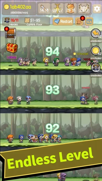 Скриншоты Idle Tower:Endless Heroes