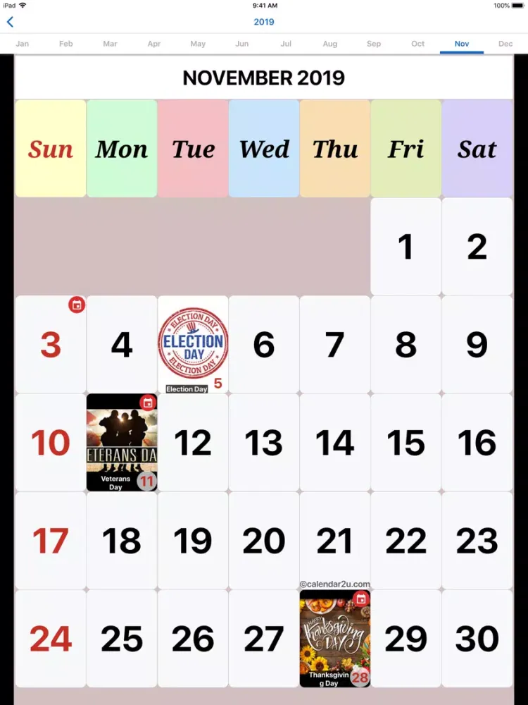 Скриншоты New York Calendar 2020-2021 iPad 