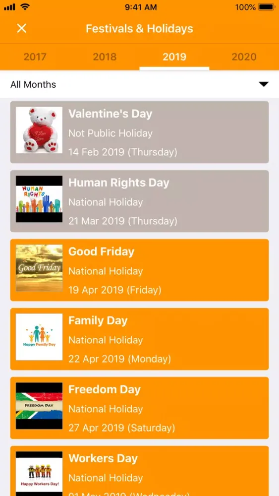 صور S.Africa Calendar 2020 - 2021