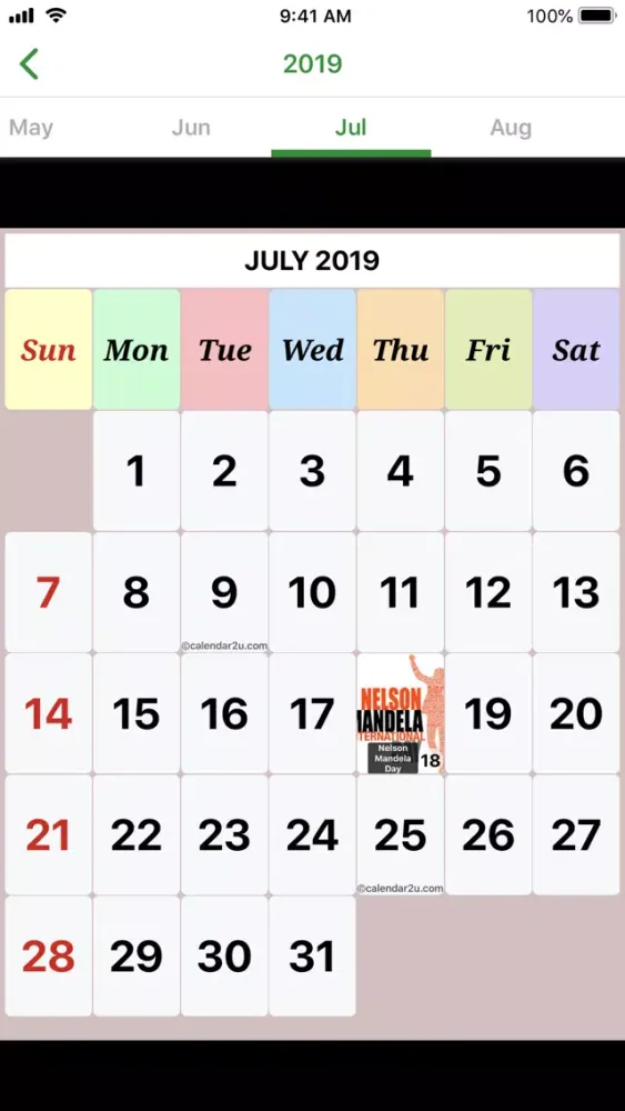 صور S.Africa Calendar 2020 - 2021