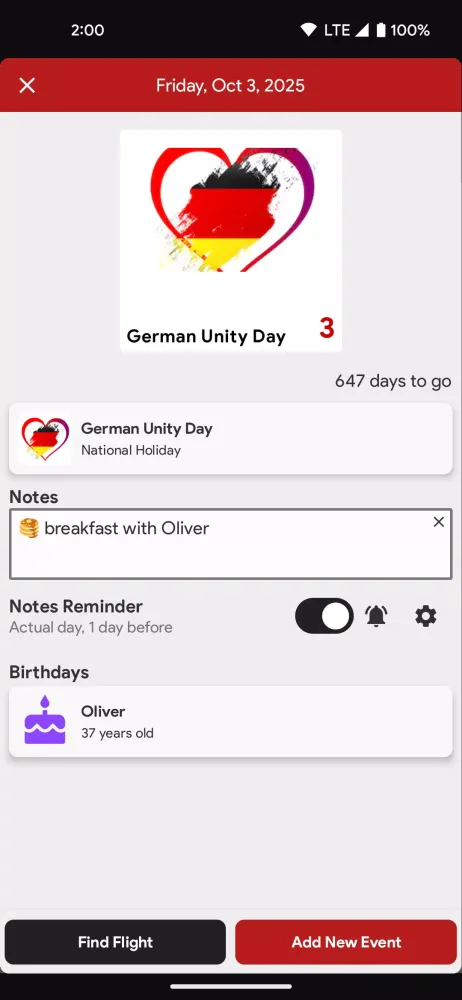 Germany Calendar Screenshots