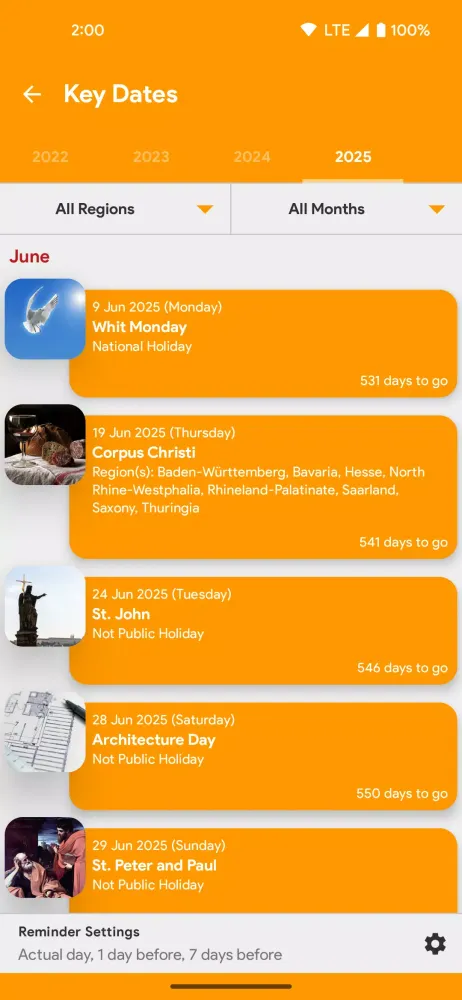 Germany Calendar Screenshots