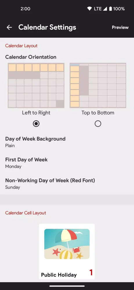 Germany Calendar Screenshots