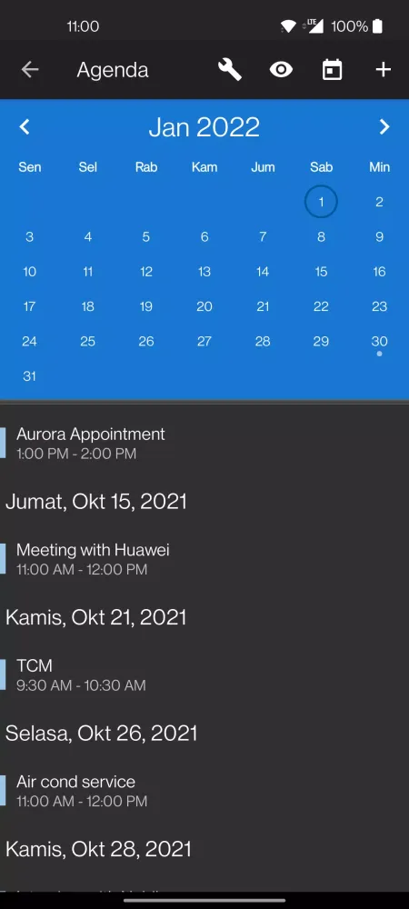 Captures d'écran de Indonesia Calendar