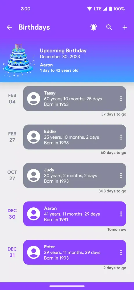 Ireland Calendar Screenshots