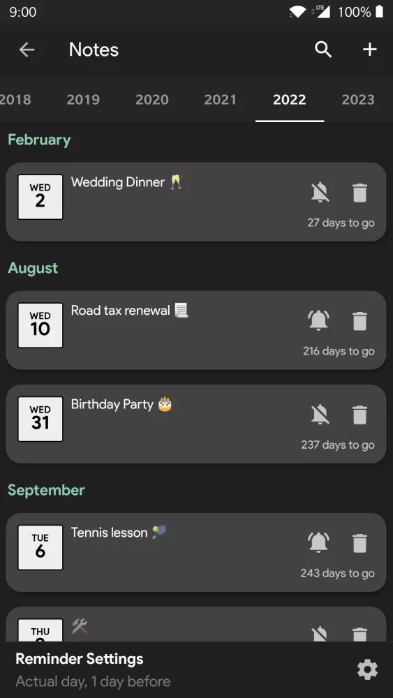 Ireland Calendar Screenshots