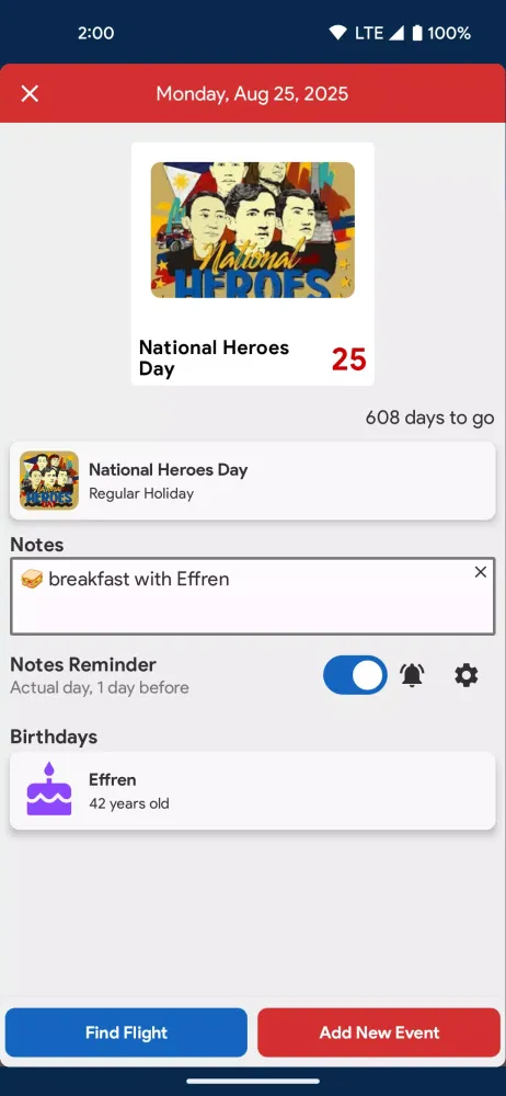 Скриншоты Philippines Calendar