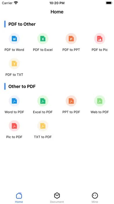 Convert PDF to Word,Excel,PPT স্ক্রিনশট