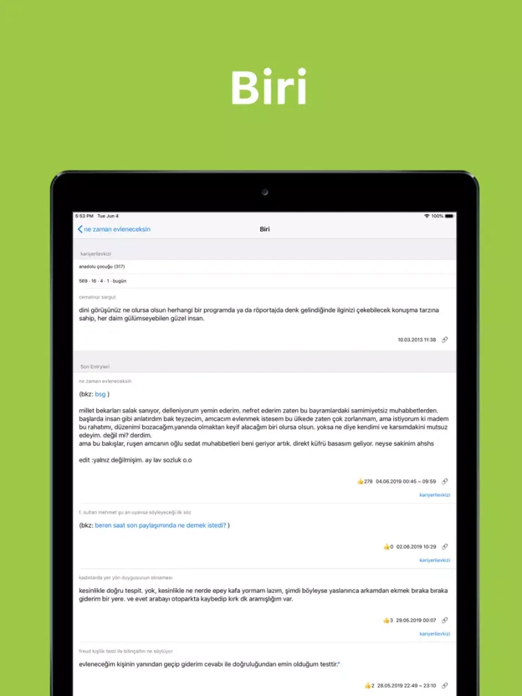 Ekşici iPad  スクリーンショット