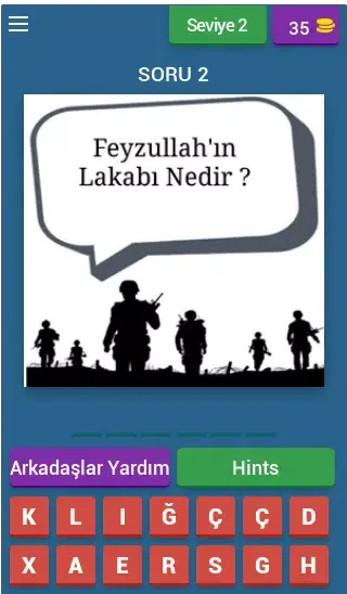 Capturas de tela do Söz Bilgi Yarışması