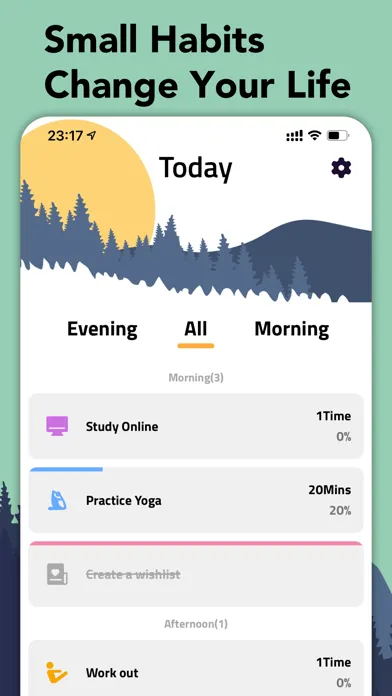 Zrzuty ekranu Habit Tracker & Reminder -Rise