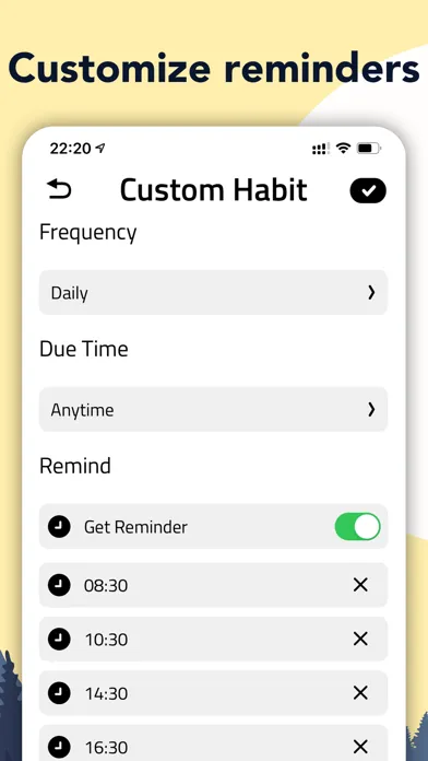 Zrzuty ekranu Habit Tracker & Reminder -Rise