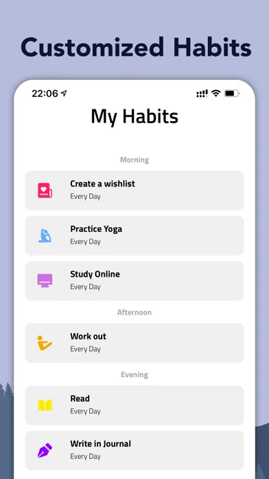 Zrzuty ekranu Habit Tracker & Reminder -Rise
