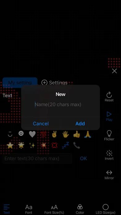 Hero LED Display Screenshots