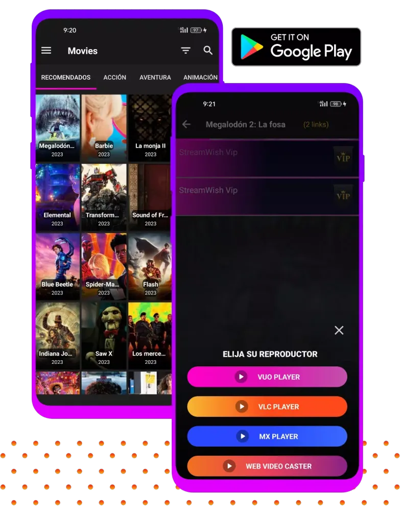 Ảnh chụp màn hình của Yupi: Peliculas y Series