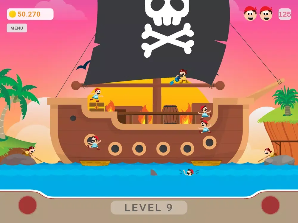 Captures d'écran de Save The Pirate iPad 