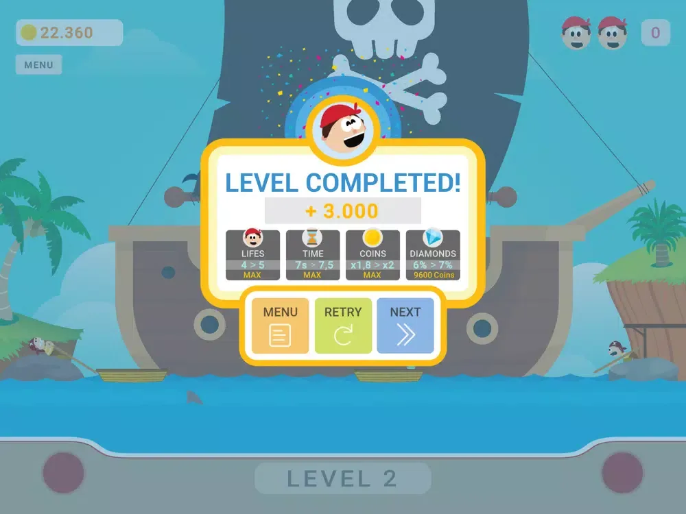 Captures d'écran de Save The Pirate iPad 