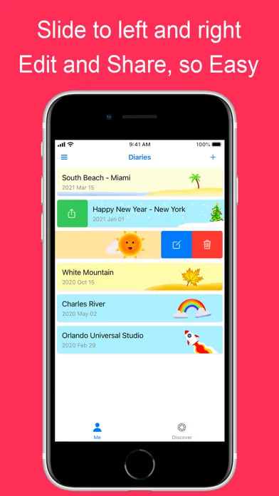 Travel Diary-Map based diary Screenshots