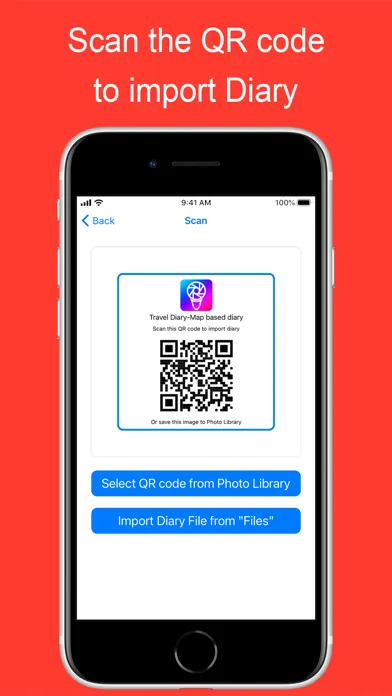 Travel Diary-Map based diary Screenshots