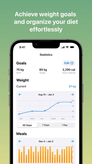 Capturas de tela do Nuta – Smart Diet Tracker