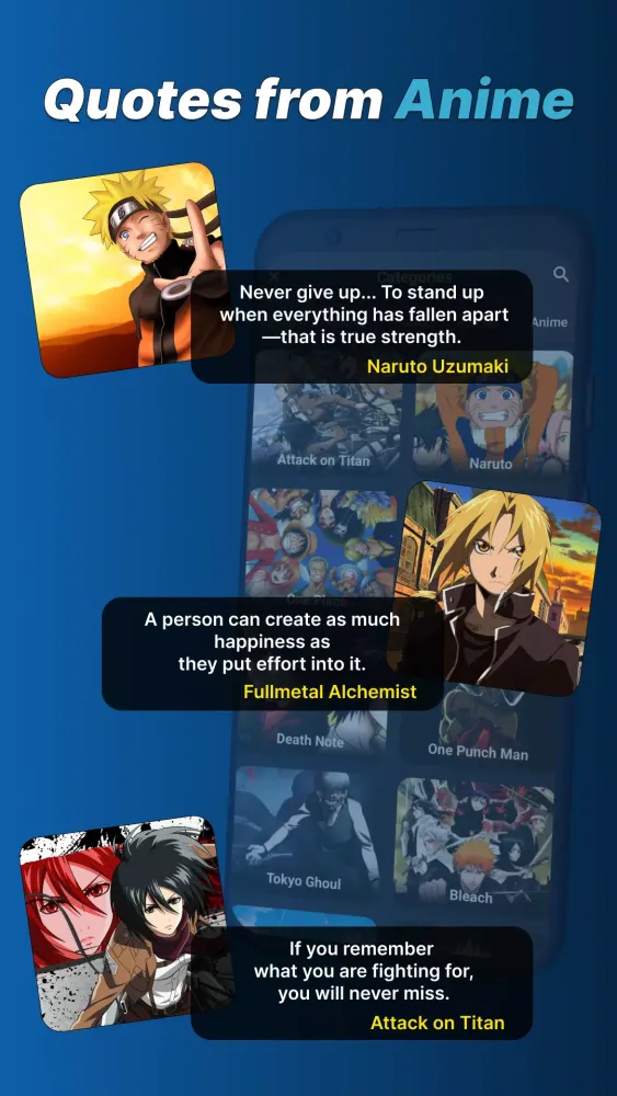 Motivation: Daily Quotes Screenshots