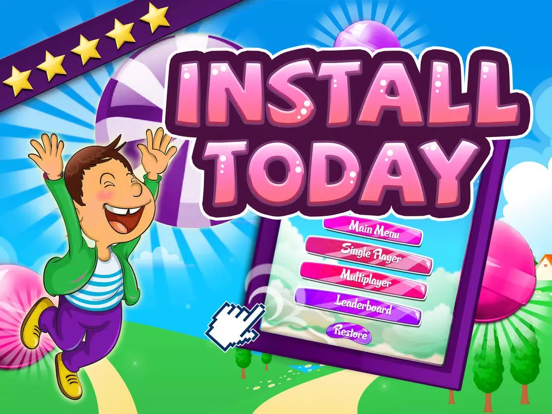 Candy Blitz 2015 - Soda Pop Match 3 Mania Puzzle Game iPad  Screenshots