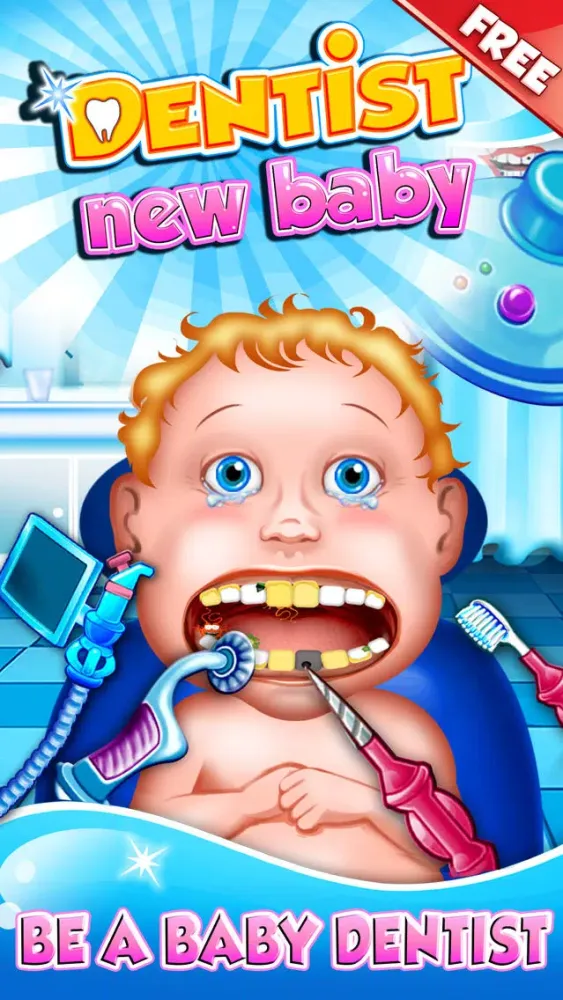 Capturas de pantalla de Dentist New-born Baby - mommy's crazy doctor office & little kids teeth