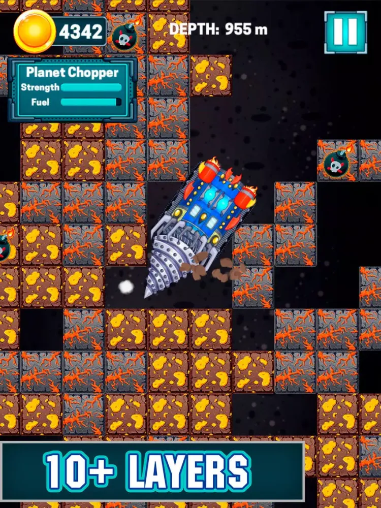Capturas de tela do Mad Mine Driller Machine iPad 