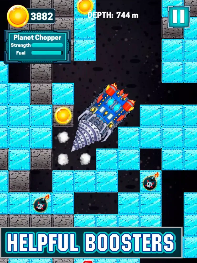 Capturas de tela do Mad Mine Driller Machine iPad 