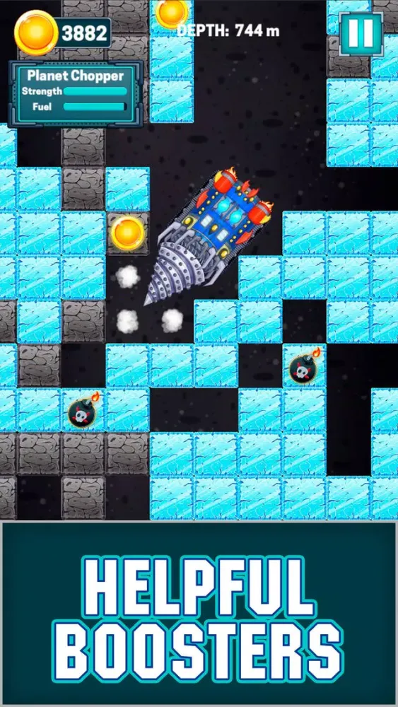 Capturas de tela do Mad Mine Driller Machine