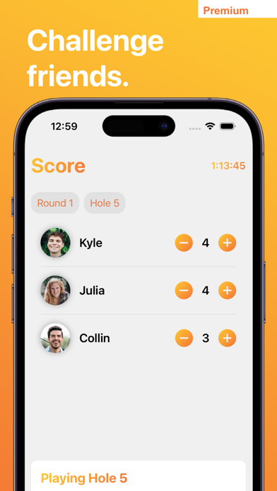 Eagle: Golf Scorecard Ekran Görüntüleri
