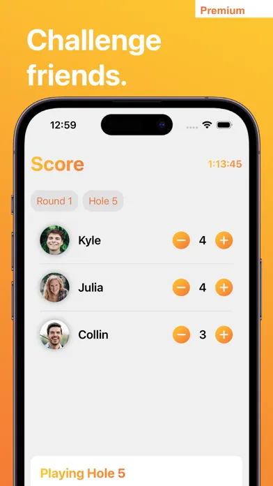 Ảnh chụp màn hình của Eagle: Golf Scorecard