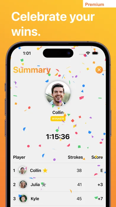 Ảnh chụp màn hình của Eagle: Golf Scorecard