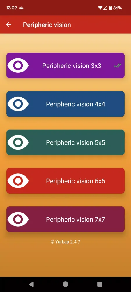 Captures d'écran de Schulte Tables - Speed Reading