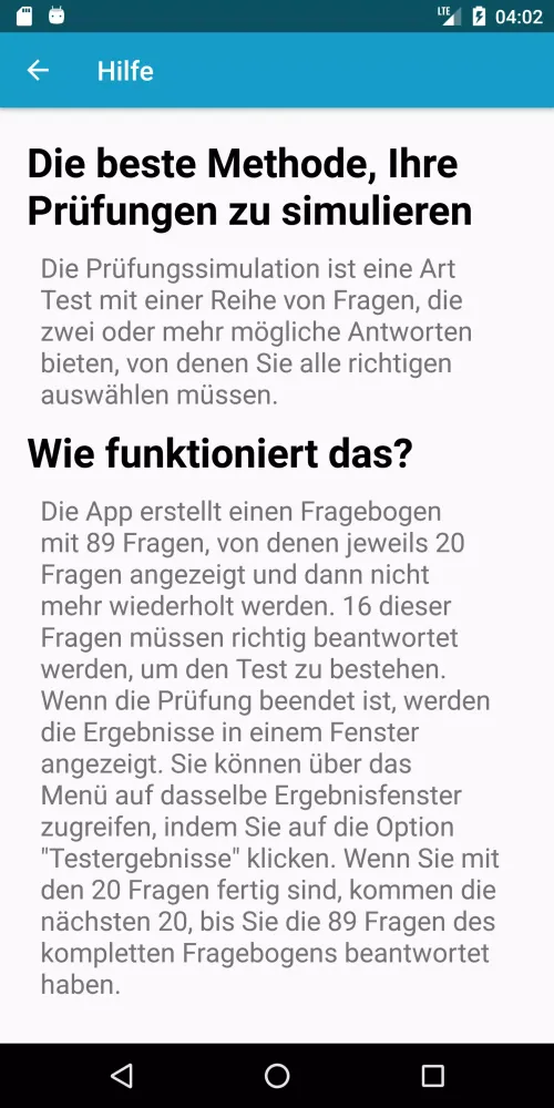 Скриншоты Waffensachkundeprüfung nach §7