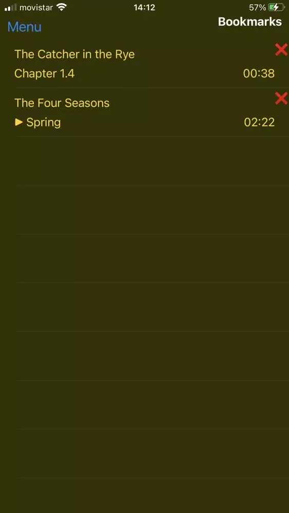 Bookmark Player Screenshots