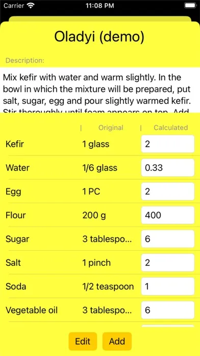 ภาพหน้าจอของ FlexRecipes