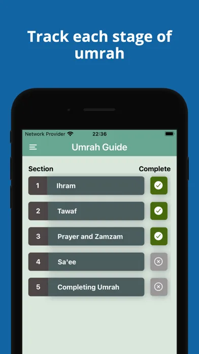 Tangkapan skrin Simple Umrah Guide