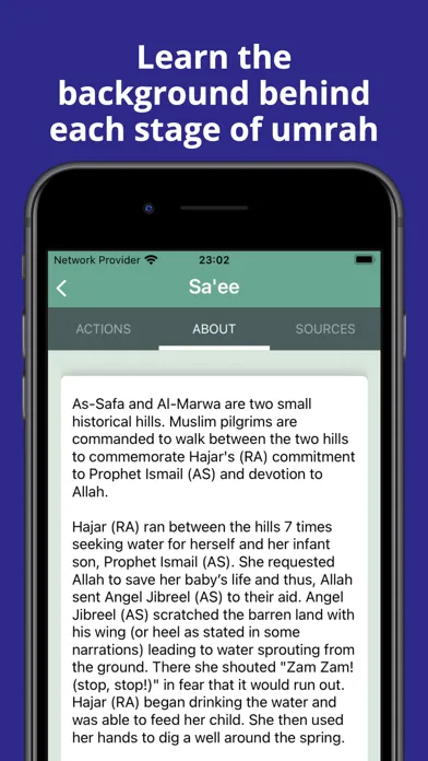 Tangkapan skrin Simple Umrah Guide