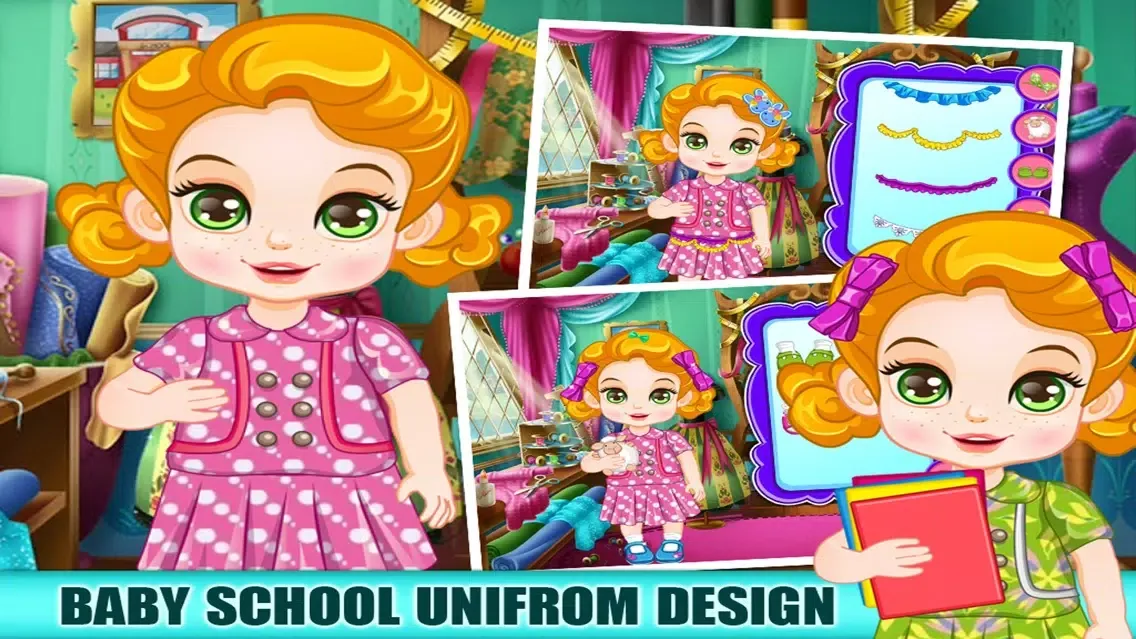 Baby Uniform Tailor - Make Up And Dress Up Game应用截图