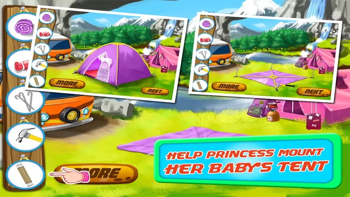 صور Family Going To Camping Kids Games