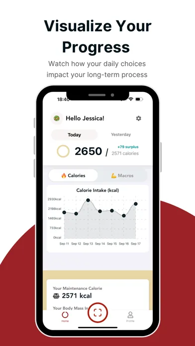 Kalo - Calorie Scanner Ekran Görüntüleri