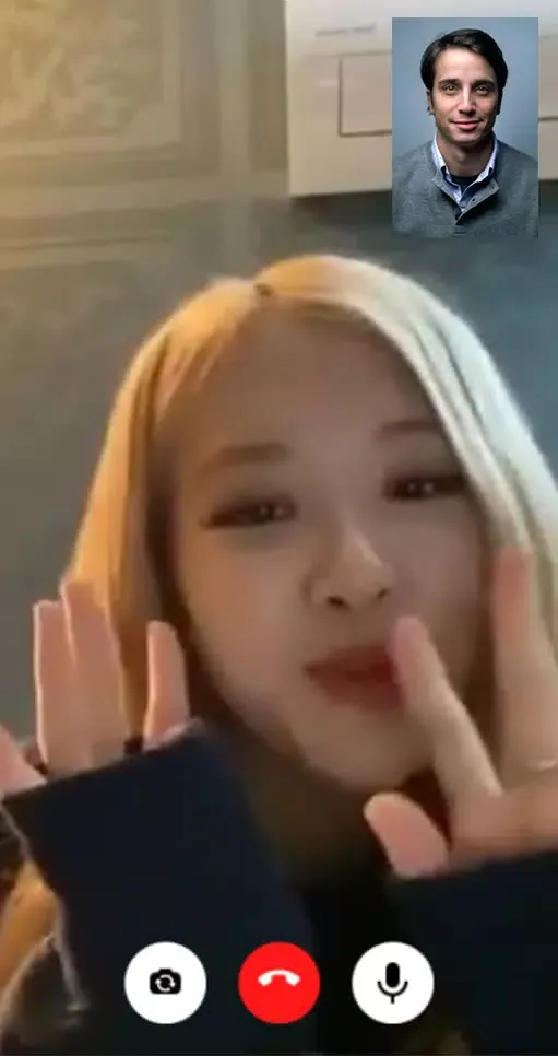 Blackpink Fake Video Call Screenshots