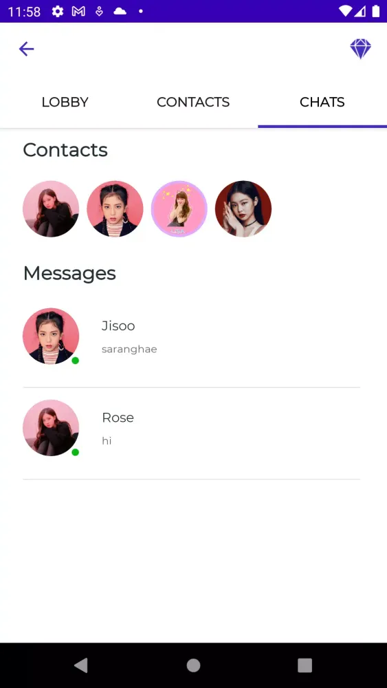 Blackpink Fake Video Call Screenshots