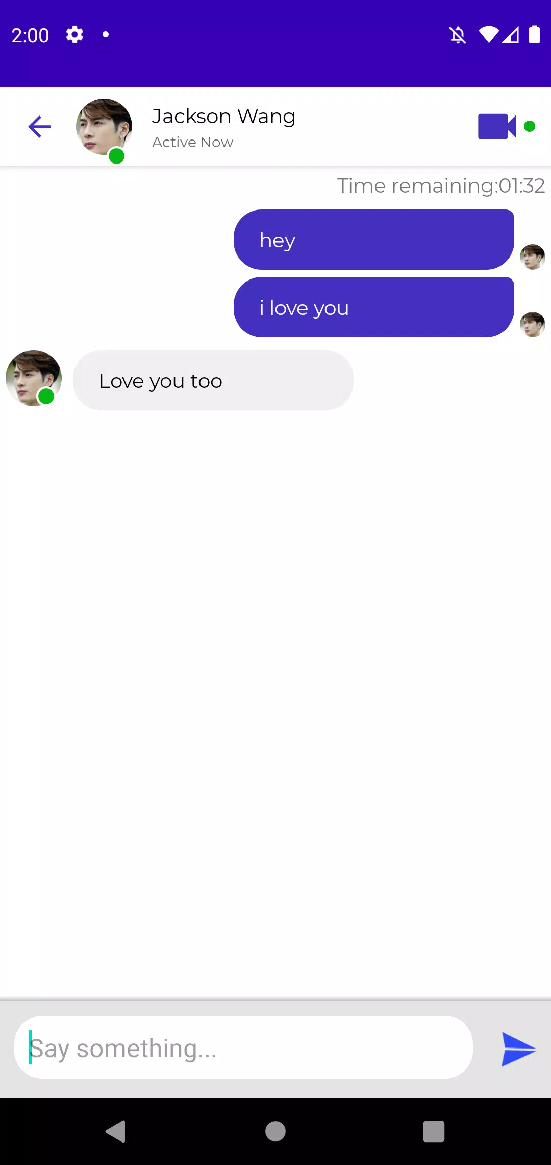 GOT7 Fake Video Chat & Call Screenshots