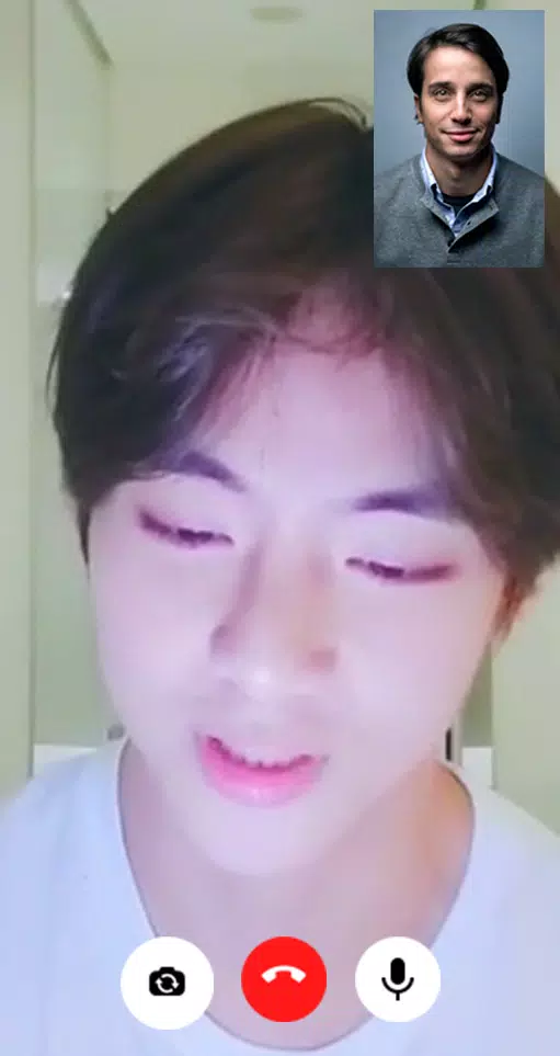 Kim Taehyung Fake Video Call Screenshots