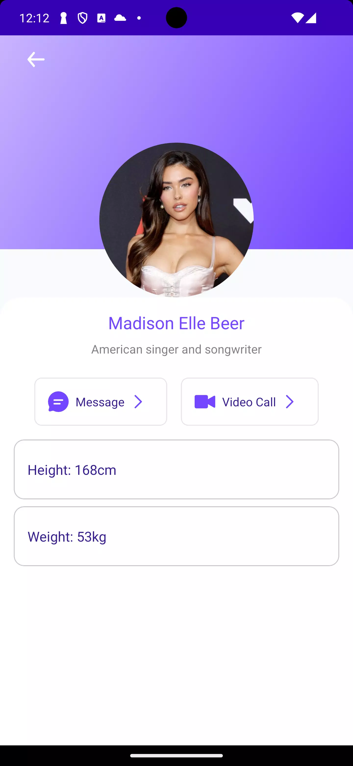 Madison Beer Fake Video Call Screenshots
