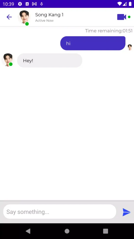 Скриншоты Song Kang Fake Video Call