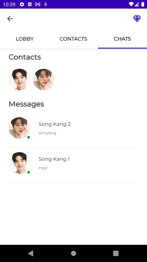 Скриншоты Song Kang Fake Video Call